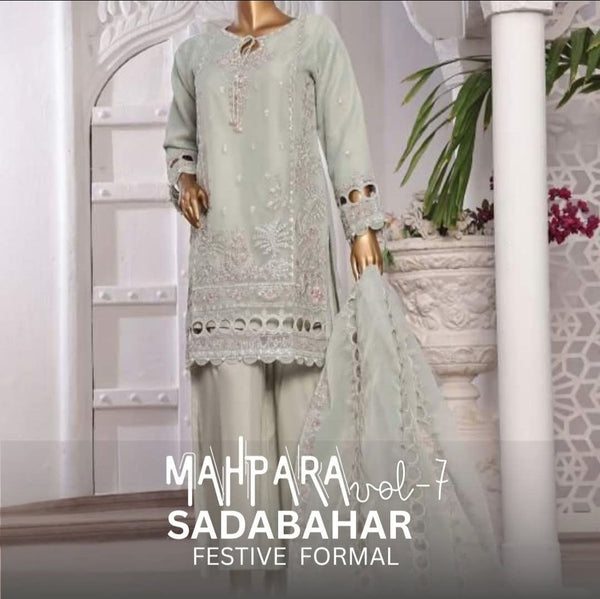 Mahpara by Sada Bahar Stitched 3 Piece Festive Formals 12