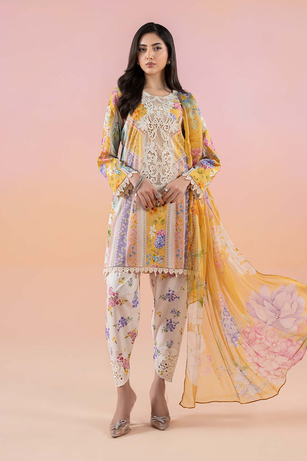 3 Piece Printed Lawn Suit |M.Print 17