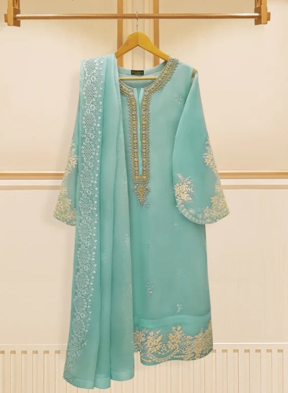 Agha Noor PURE ORGANZA 14