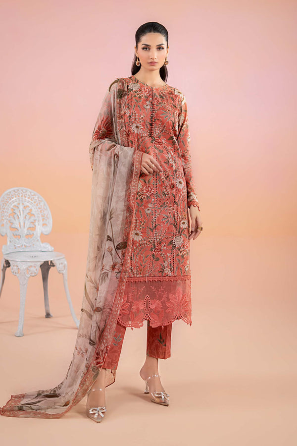 3 Piece Printed Lawn Suit |M.Print 15