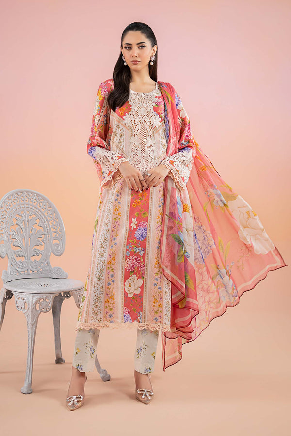 3 Piece Printed Lawn Suit |M.Print 18