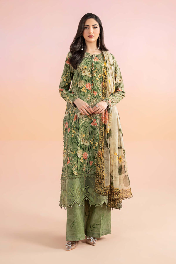 3 Piece Printed Lawn Suit |M.Print 16