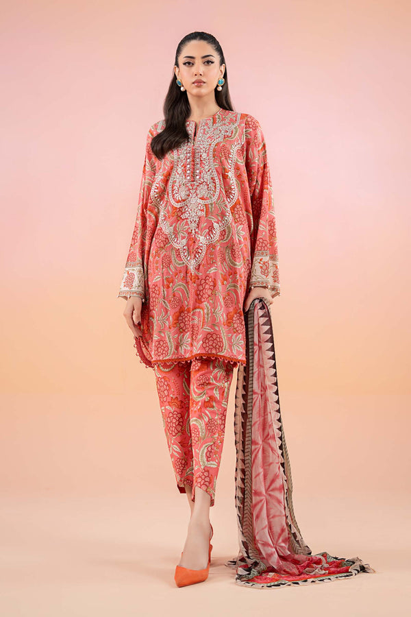 3 Piece Printed Lawn Suit |M.Print 25